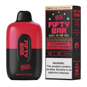 Fifty Bar 6500 Strawberry Super Strudel