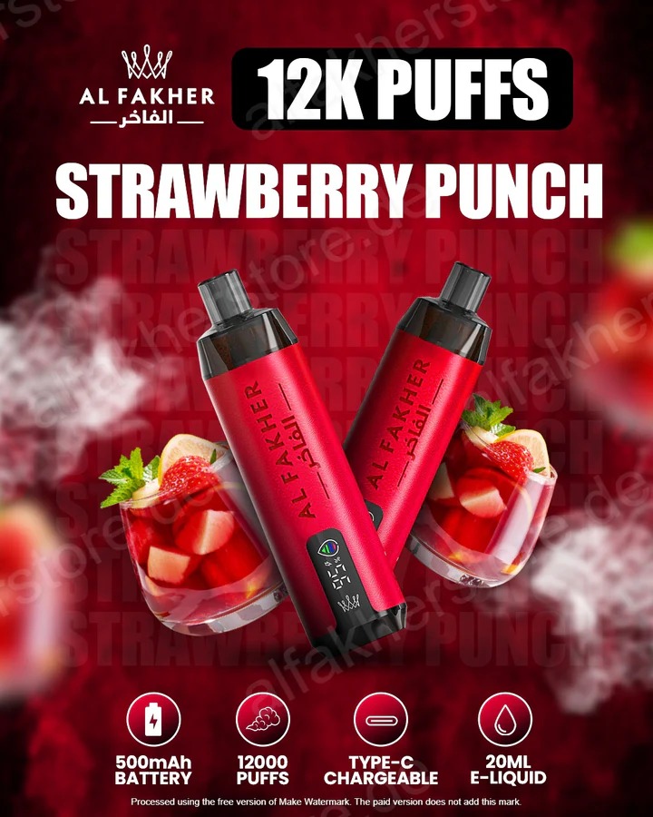 Al Fakher Crown Bar Strawberry Punch